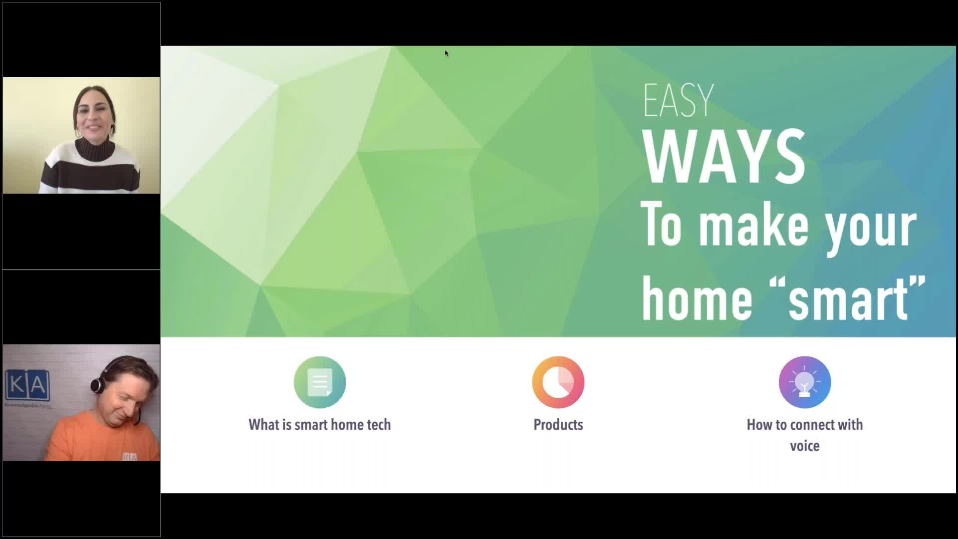Knowledgeable Aging: Make home smart with voice agent 20221102 002915