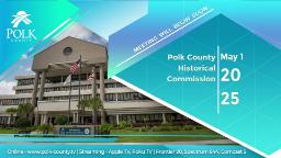 Historical Commission Meeting Graphic