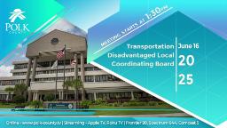Transportation Disadvantaged Meeting Graphic